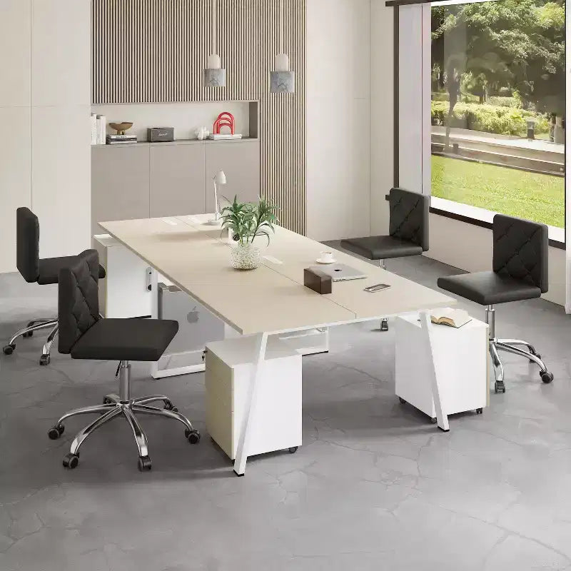 PU Leather Armless Office Chair, Adjustable Height & 360 Rolling Swivel for Home or Office