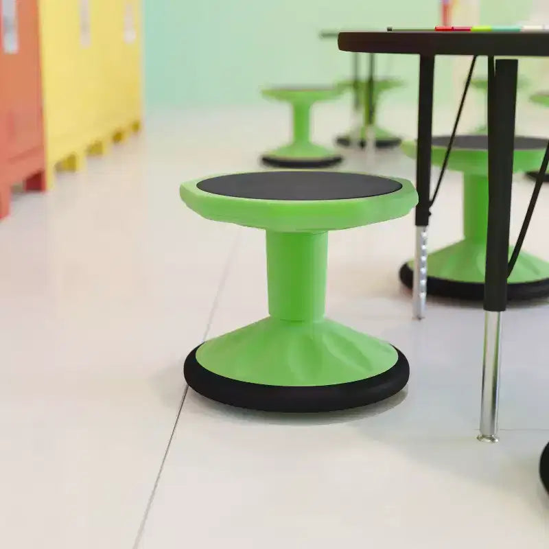 Fixed Height Kids Flexible Active Stool for Classroom and Home with Non-Skid Bottom