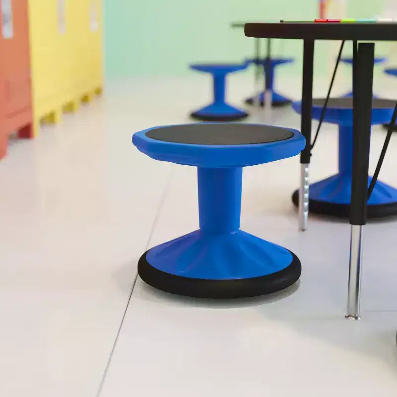 Fixed Height Kids Flexible Active Stool for Classroom and Home with Non-Skid Bottom