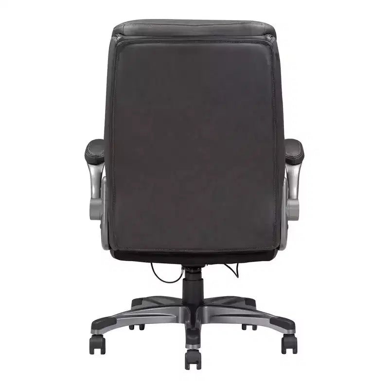 Okak Classic Ergonomic Office Chair with Adjustable Armrest, Comfy Chair with 360-Degree Swivel and Wheels, Desk Chair for Office, Home, Gray