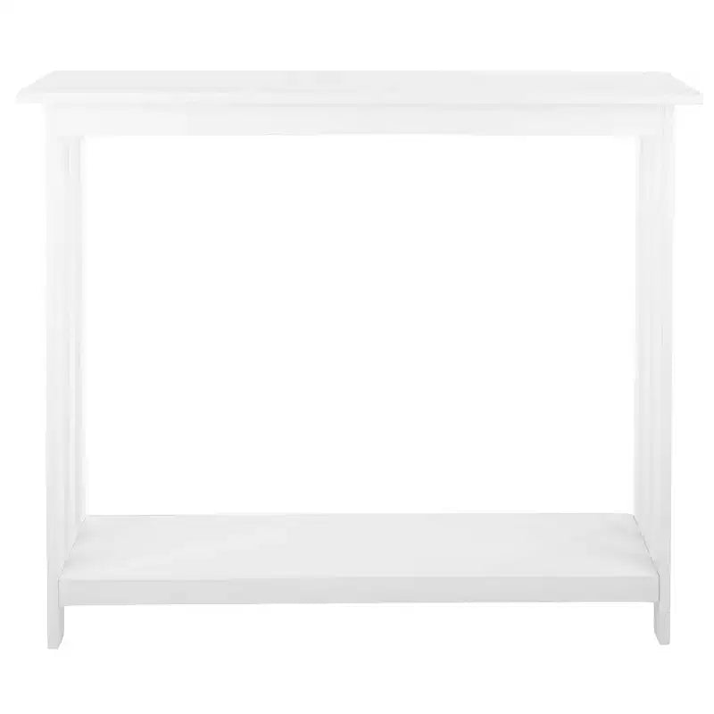 2-Tier Narrow Console Table, White