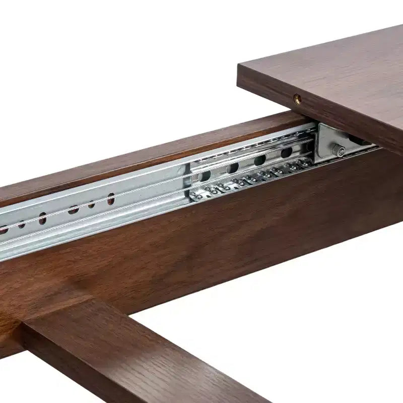 GDFStudio Daphne Rustic Extendable Rectangle Dining Table