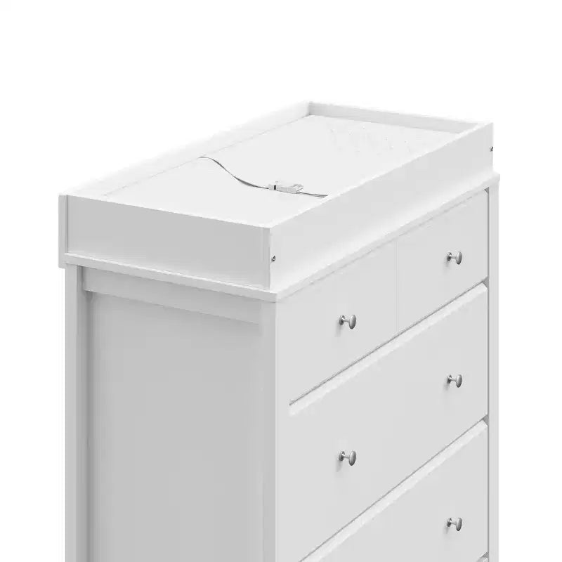 3-Drawer Dresser with Changing Topper
