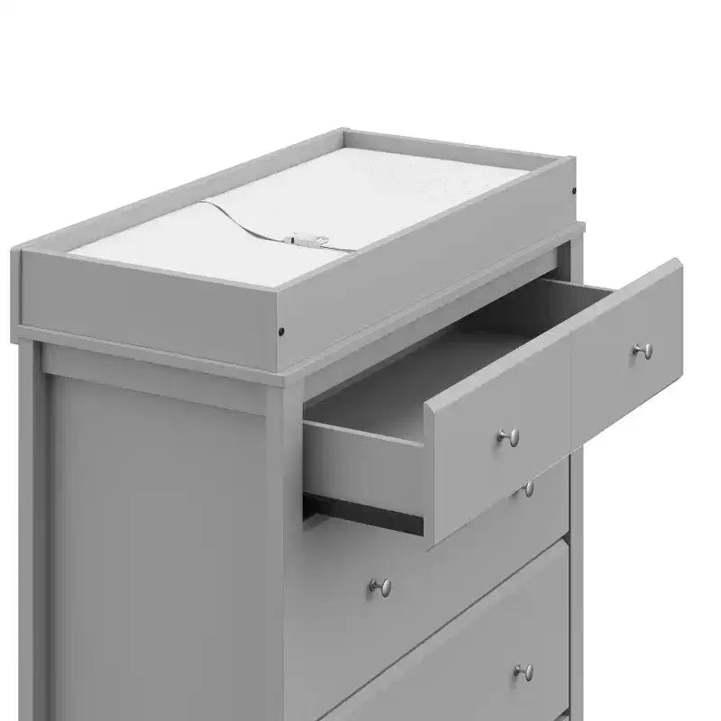 3-Drawer Dresser with Changing Topper