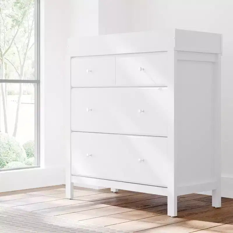 3-Drawer Dresser with Changing Topper