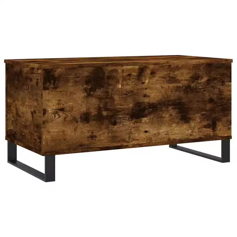 Coffee Table White Engineered Wood, Metal Medium Coffee Table