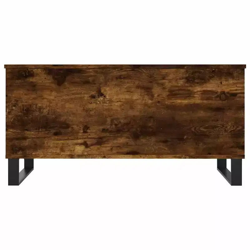 Coffee Table White Engineered Wood, Metal Medium Coffee Table