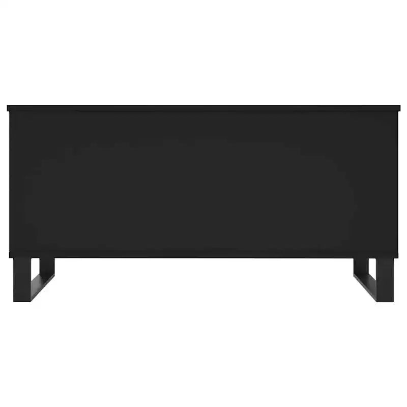 Coffee Table White Engineered Wood, Metal Medium Coffee Table
