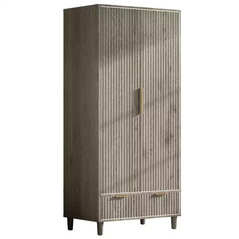 Wardrobe Armoire 2 Door 1 Drawer