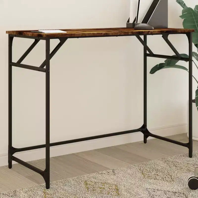 Desk Accent Table Furniture Engineered Wood and Powder-coated Steel