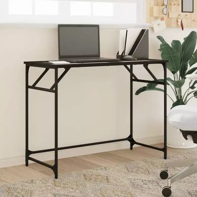 Desk Accent Table Furniture Engineered Wood and Powder-coated Steel